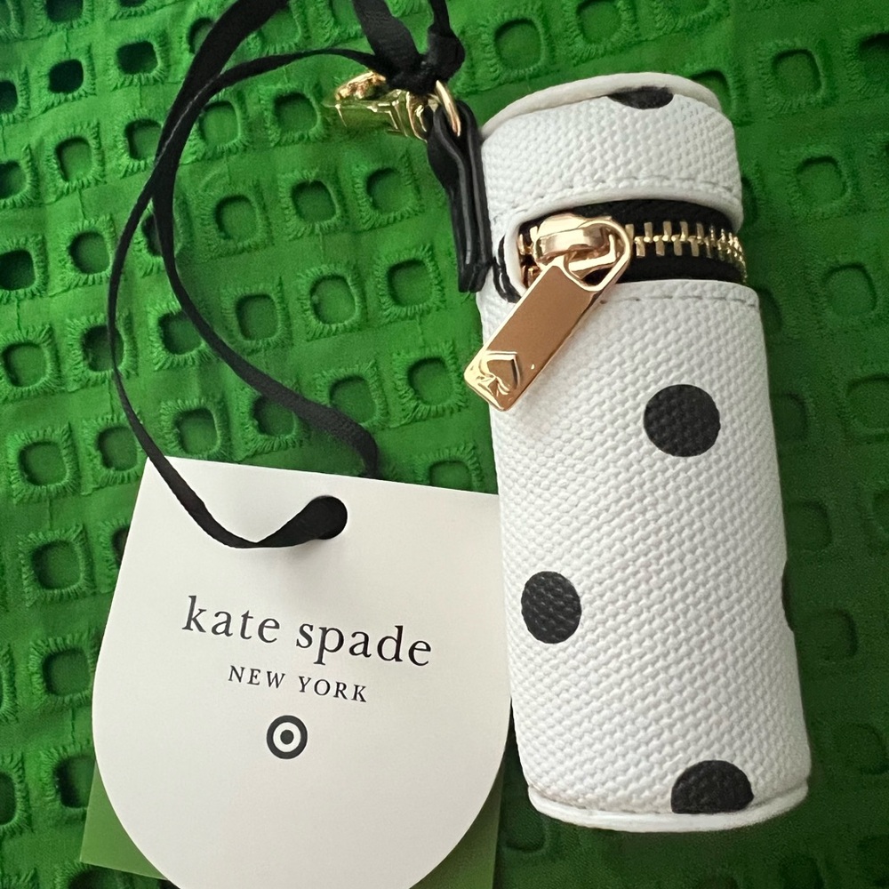 RESERVED Kate Spade White Polka Dot Case